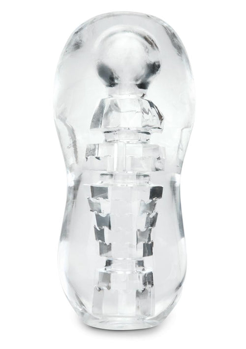 Load image 1 in gallery view. ZOLO Gripz Spinner Stroker Masturbator - Clear