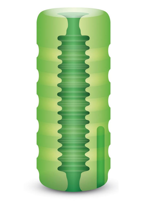 Load image 1 in gallery view. ZOLO Original Stroker Squeezable Vibrating Masturbator with Bullet - Green