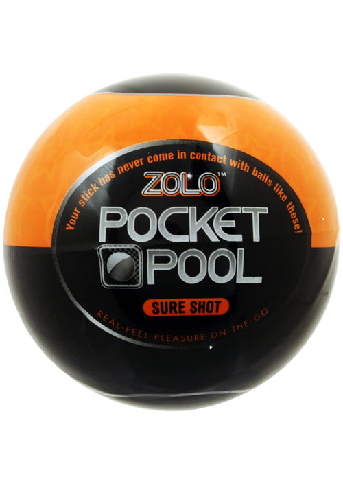 Load image 1 in gallery view. ZOLO Pocket Pool Sure Shot Masturbator Sleeve - Orange
