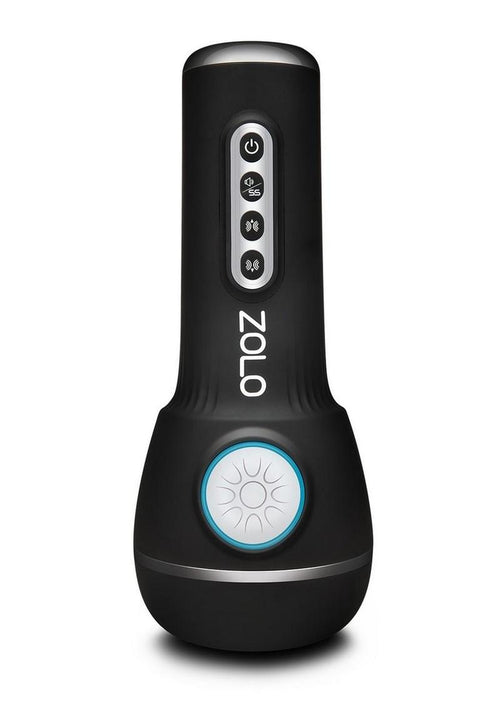 Load image 1 in gallery view. ZOLO Power Stroker Rechargeable Silicone Masturbator - Black