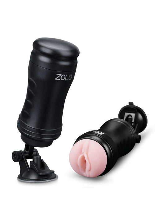 Load image 1 in gallery view. ZOLO Solo Hands Free Masturbator - Pussy - Flesh/Vanilla