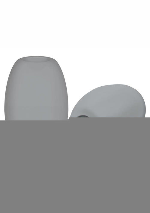Load image 1 in gallery view. ZOLO Squeezable Mini Bubble Masturbator - Gray/Grey
