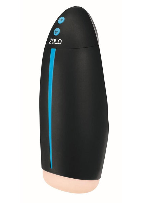 Load image 1 in gallery view. ZOLO Supersucker Rechargeable Silicone Masturbator - Black