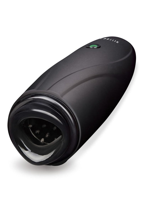 Load image 1 in gallery view. ZOLO Zeppelin Rotating Simulator Masturbator with Bullet - Black